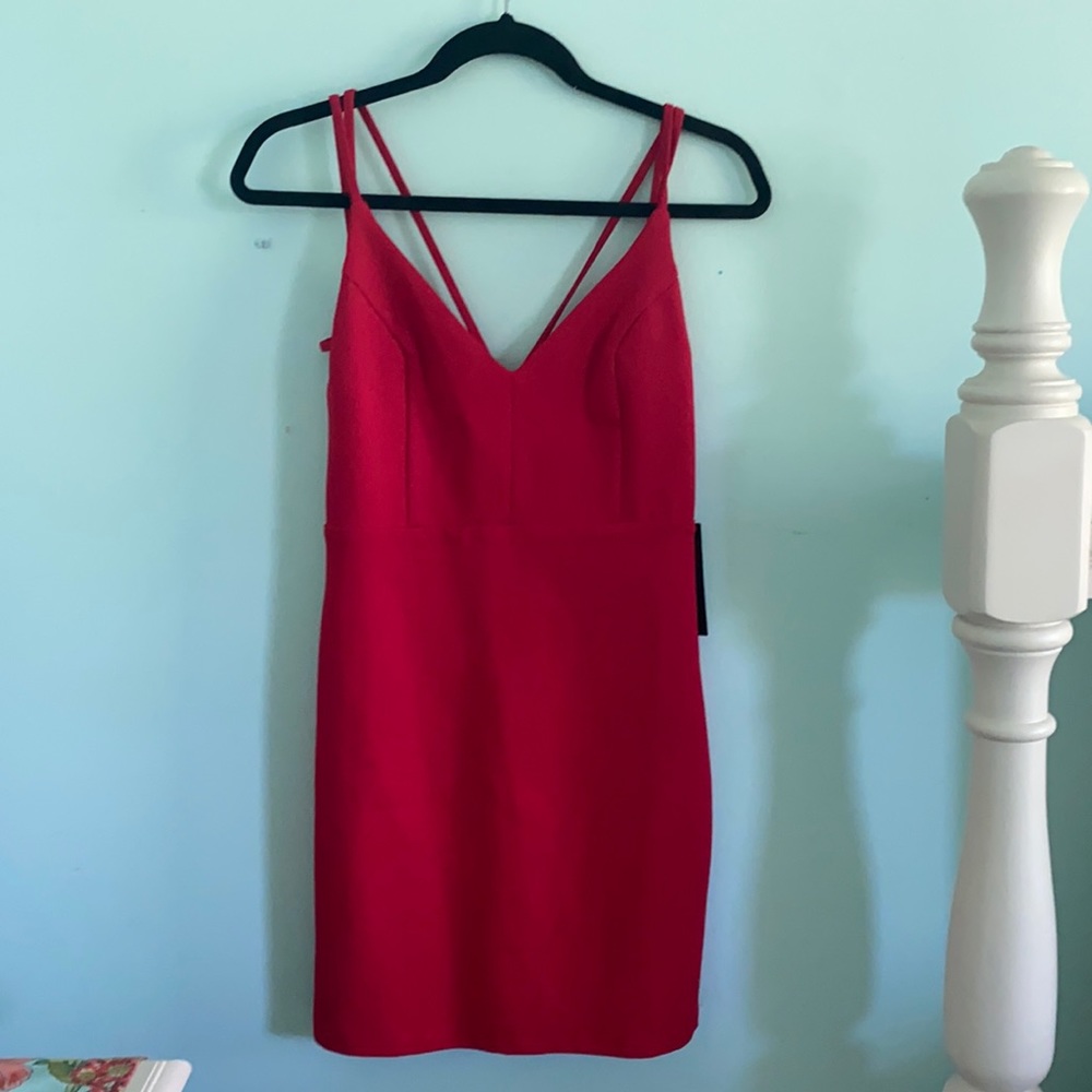 Lulus bodycon Red Dress